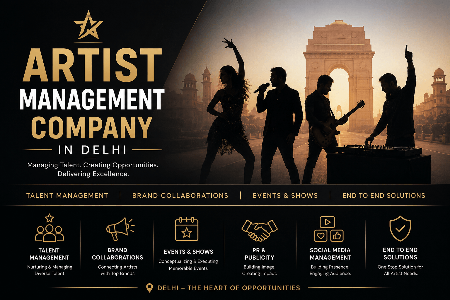 Artist management team Delhi
