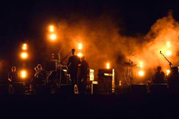 Live band performance